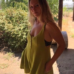 Green free people sweater romper 🌿 NWT